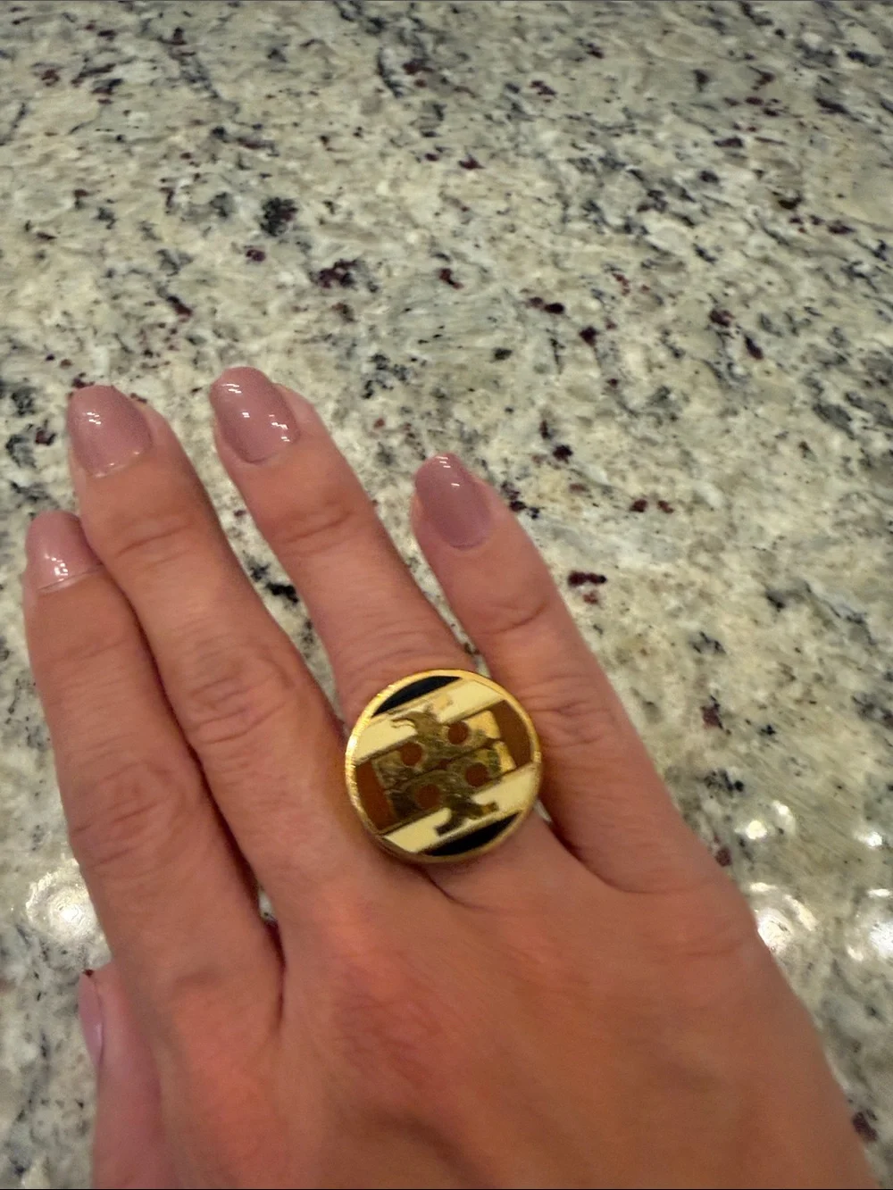 Tory Burch gold tone